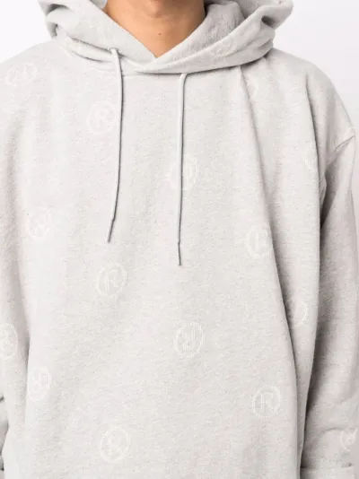 Martine Rose monogram print pullover hoodie Eraldo FR