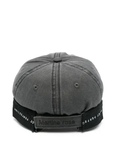 Martine Rose Rolled Back 粗い Logo Cap