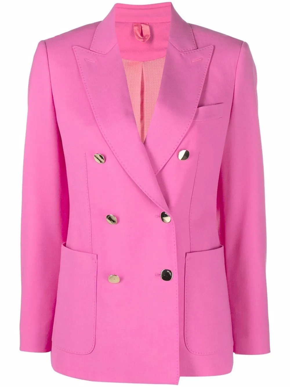 pink blazer double breasted