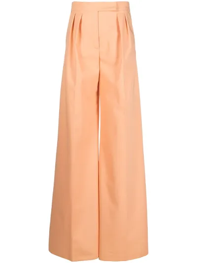 high waist palazzo trousers