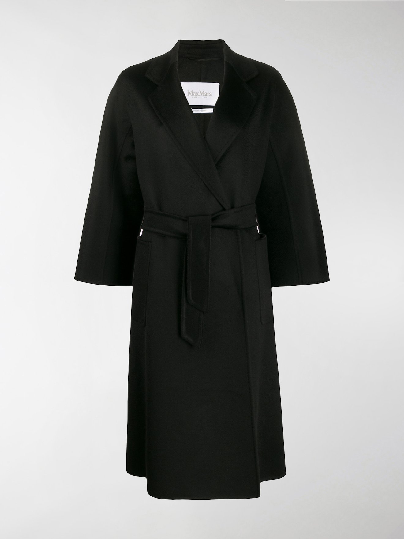 max mara labbro belted cashmere coat