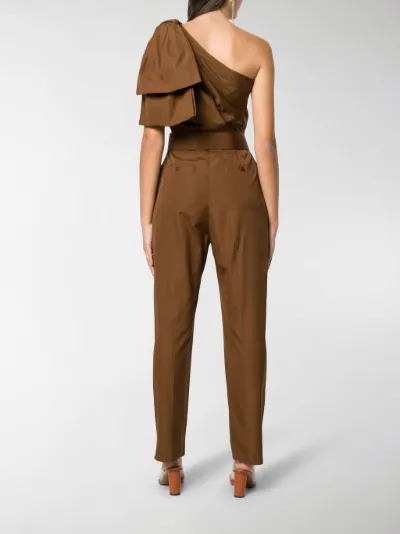max mara one shoulder jumpsuit