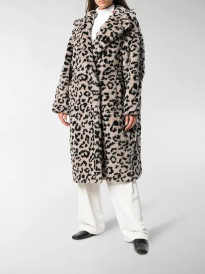 oversized leopard coat