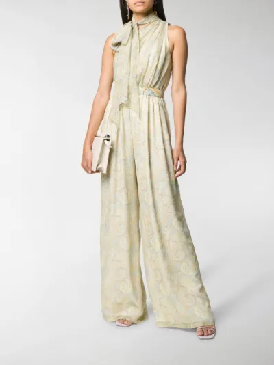 paisley print jumpsuit