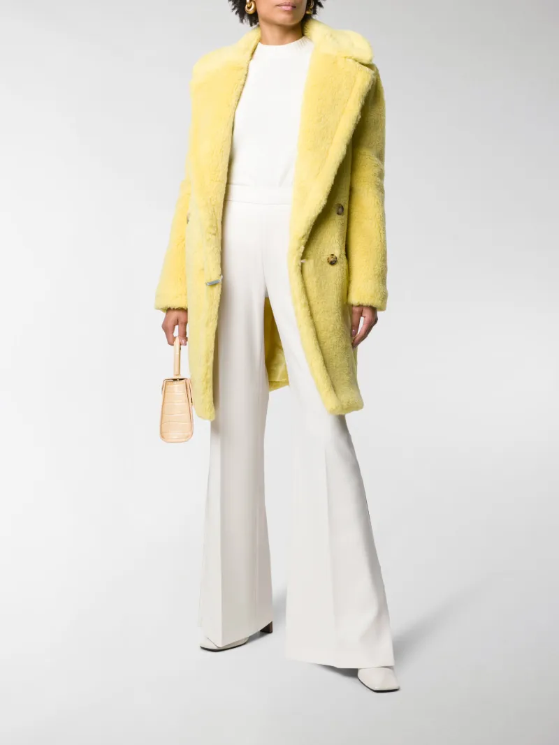 flared trousers with slits