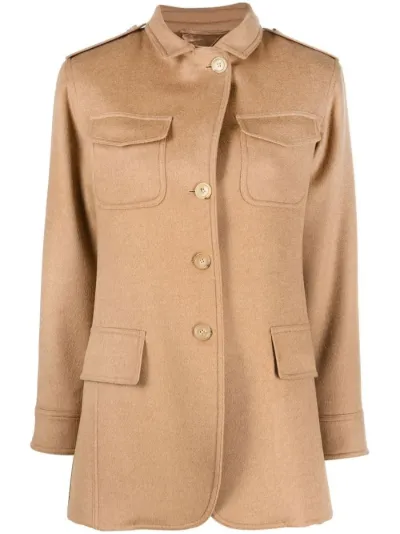 Max Mara single breasted camel hair coat Eraldo FR