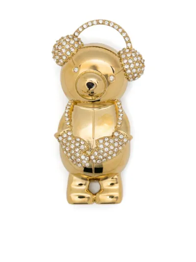 MaxMara ゴールド クマ ブローチ マックスマーラ Max Mara MAX MARA ブローチ TEDDYBROOCH SHINY