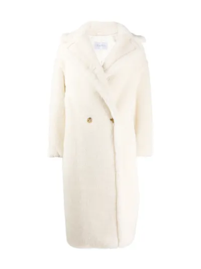 Max mara white teddy coat hotsell