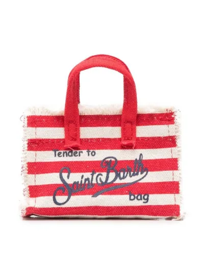 MC2 Saint Barth Kids Borsa a spalla con stampa toni neutri | MODES