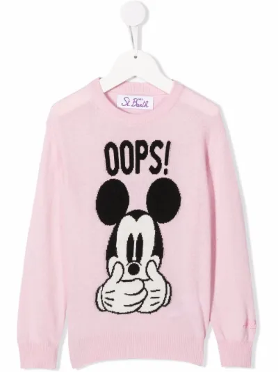 pink mickey mouse sweater