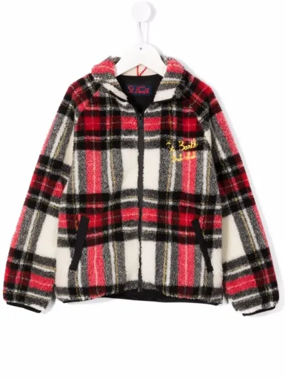 plaid fleece jacket