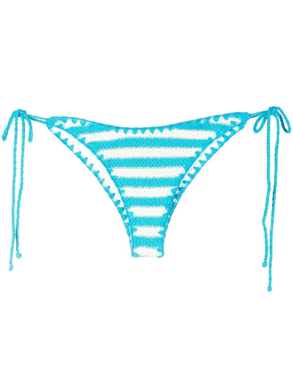 Marielle Checky stripe-detail bikini bottoms | MC2 Saint Barth | Eraldo ...