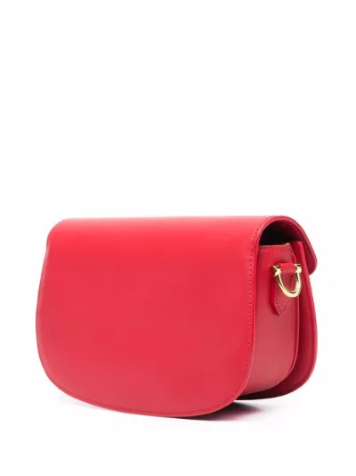 mcm red shoulder bag