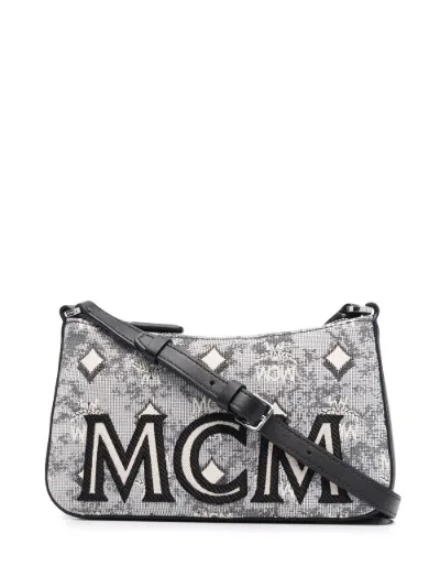 mcm silver crossbody