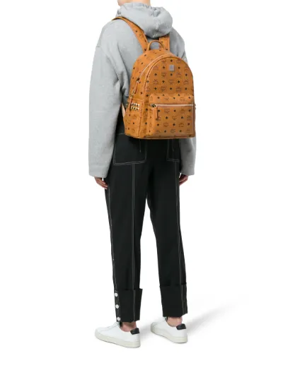 logo print backpack MCM Eraldo US