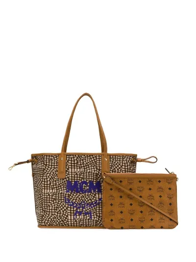 mcm liz reversible tote