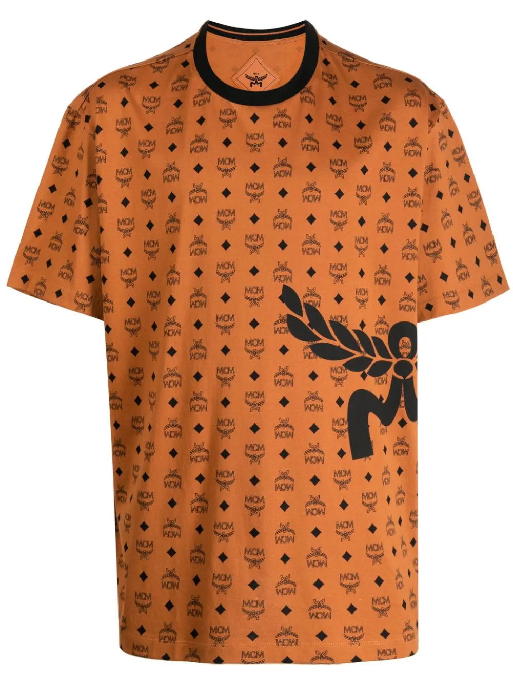 MCM Mega Laurel monogram print organic cotton T Shirt Eraldo KR