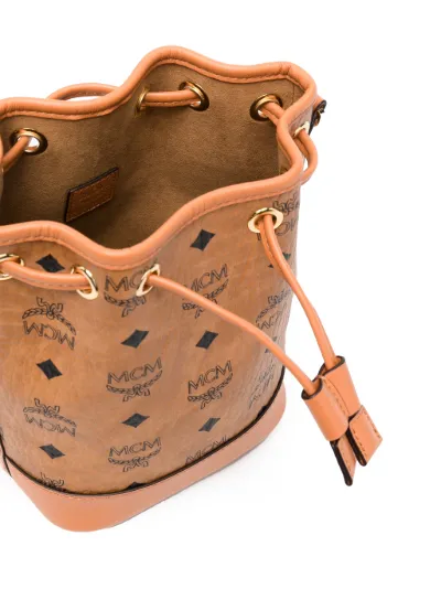 Mcm small bucket outlet bag