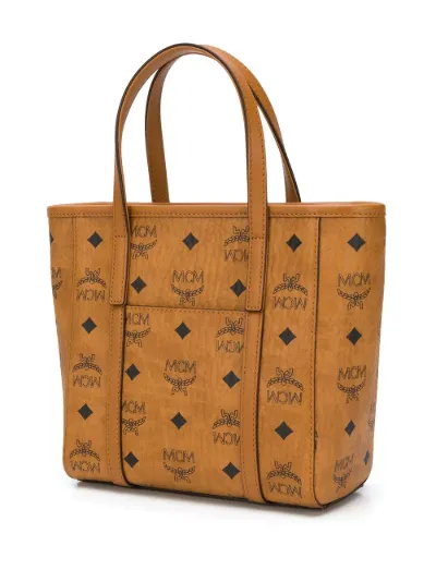 mcm brown tote
