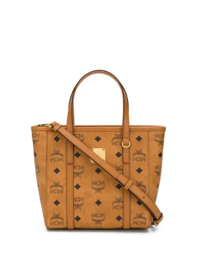 mcm mini shopper bag