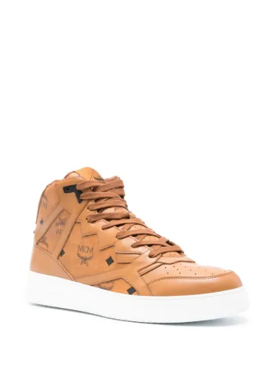 Mcm cognac sneakers best sale