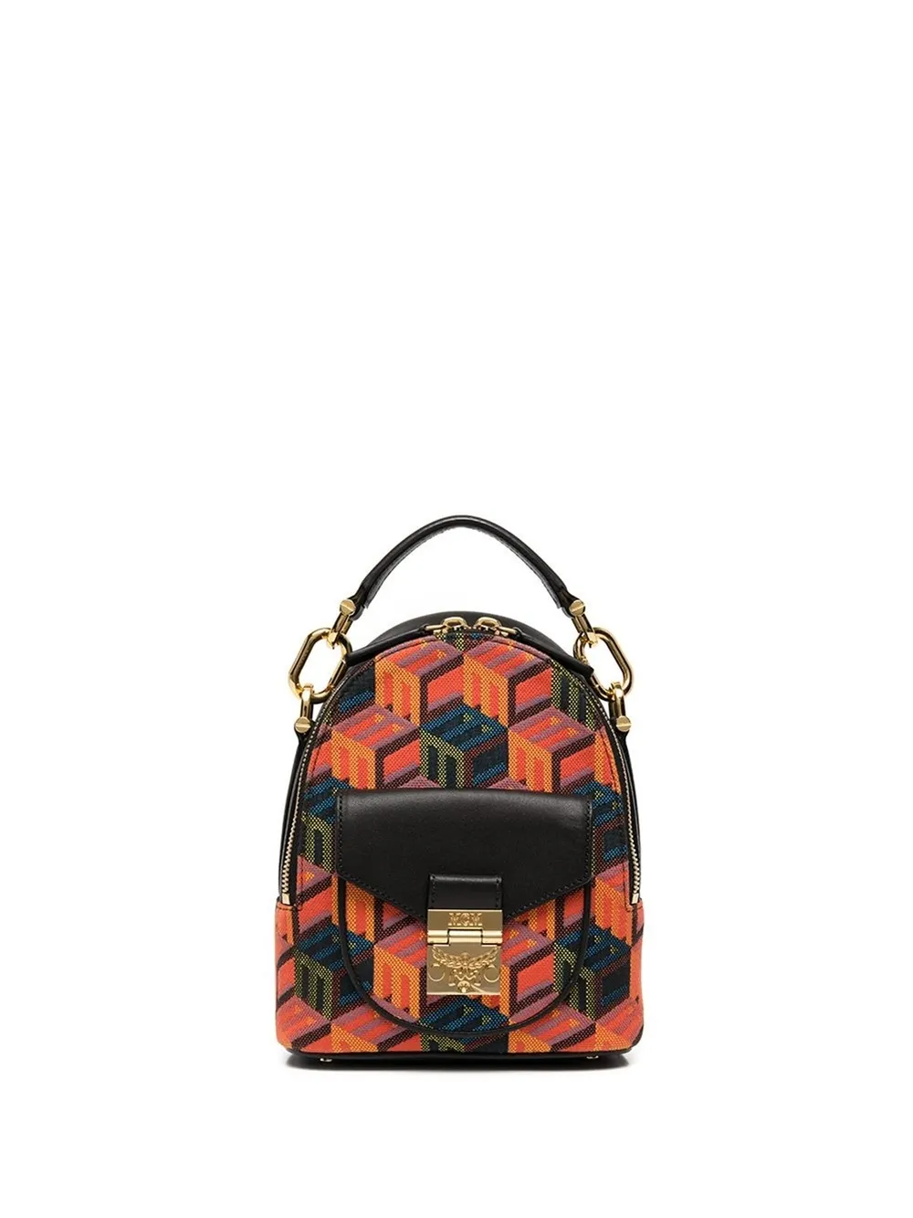 mcm monogram backpack