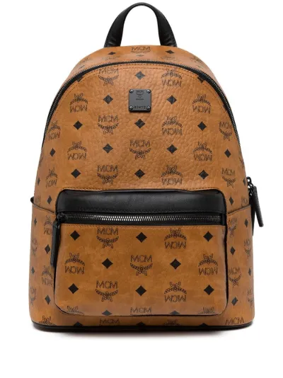 leather backpack with initials