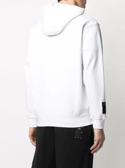 white drawstring hoodie