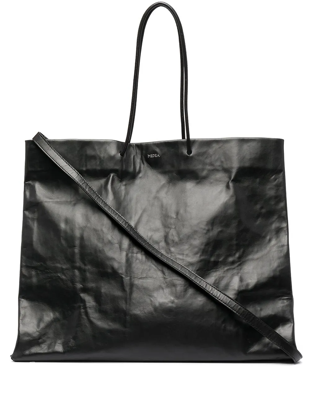 Medea crinkled leather tote bag Eraldo US