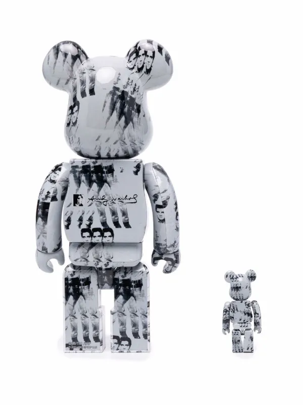 x Andy Warhol Elvis Presley BE@RBRICK 100% + 400% figure set | MEDICOM ...