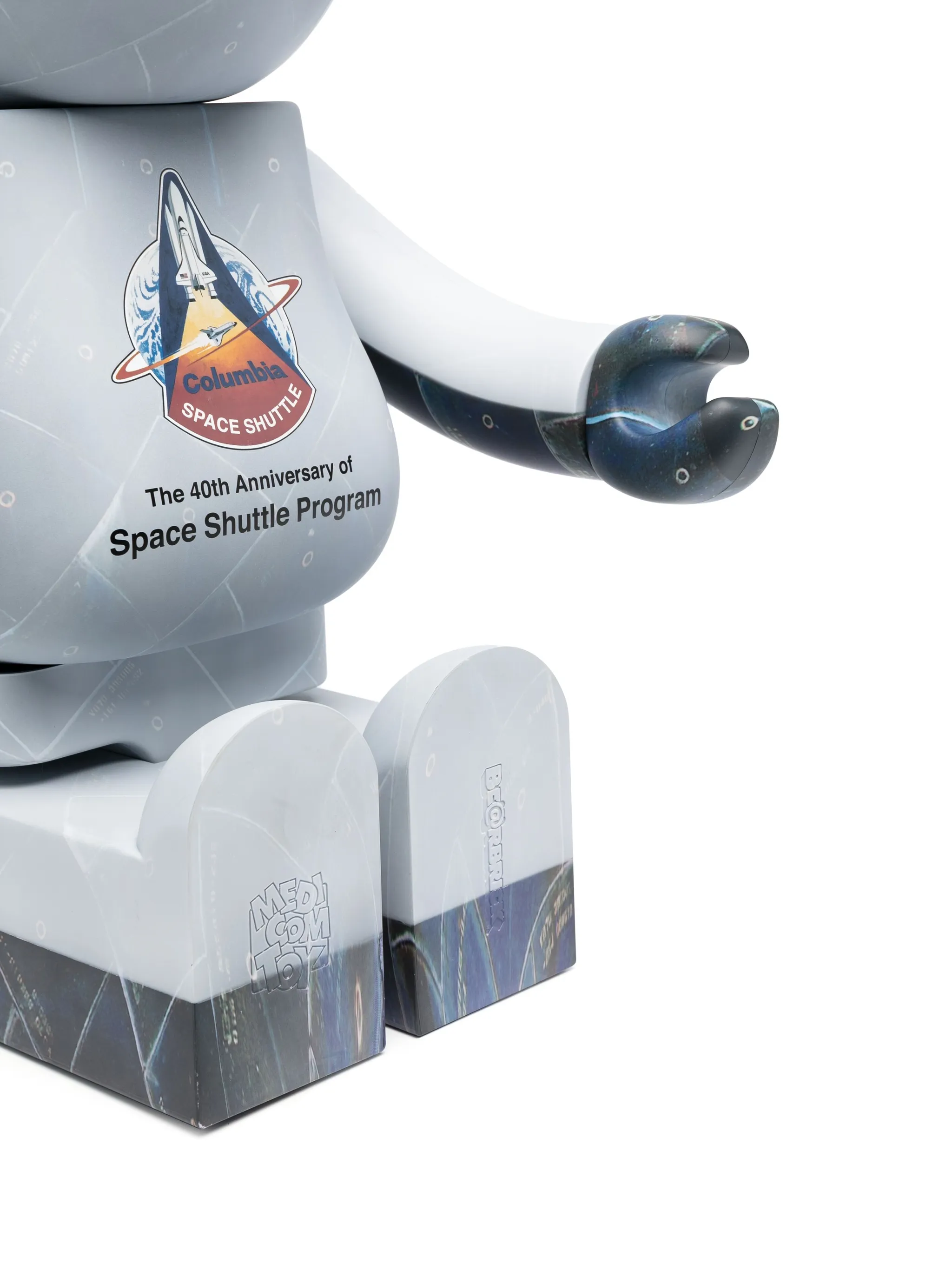 MEDICOM TOY - SPACE SHUTTLE BE@RBRICK 100％ & 400％