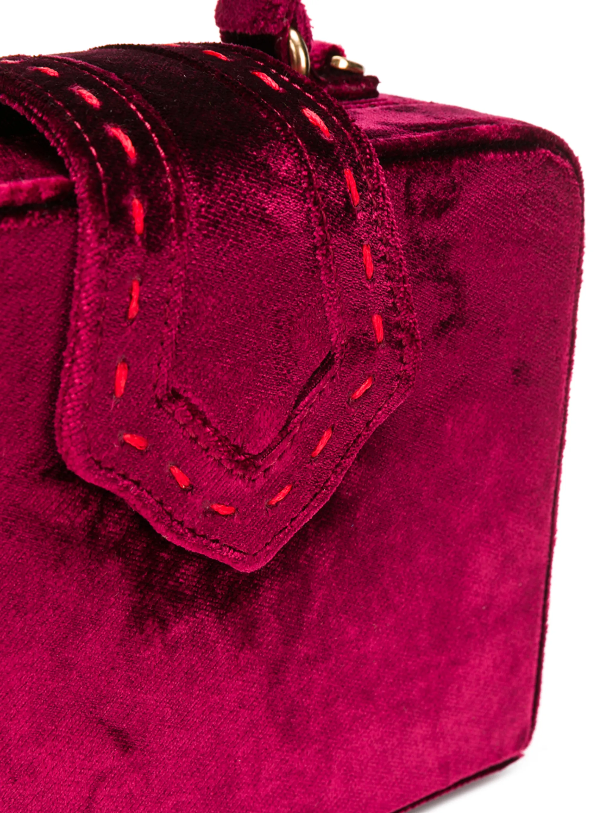 Mehry Mu velvet mini box bag | Eraldo.com US