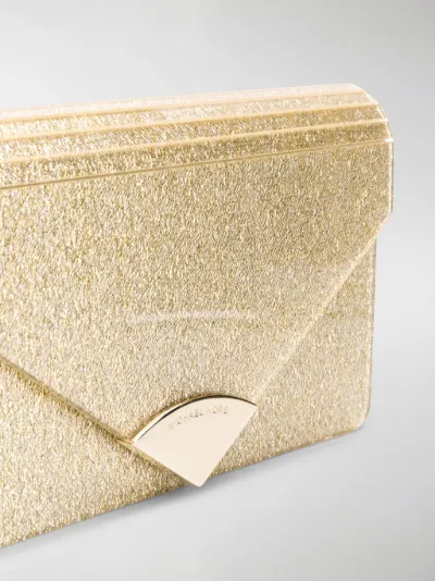 barbara metallic envelope clutch