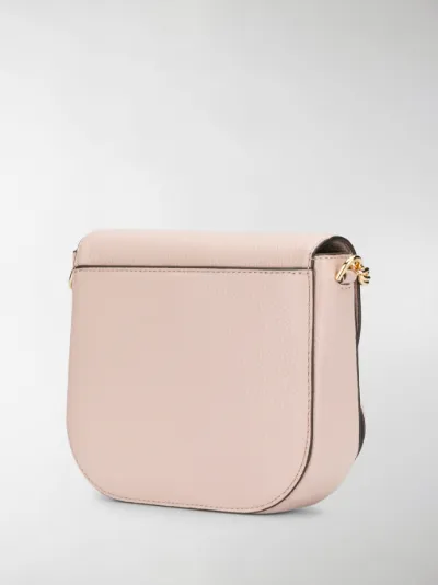 michael kors dome crossbody pink