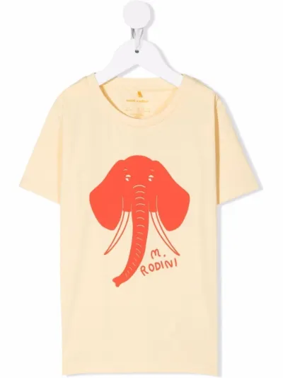 elephant-print T-shirt | Mini Rodini 