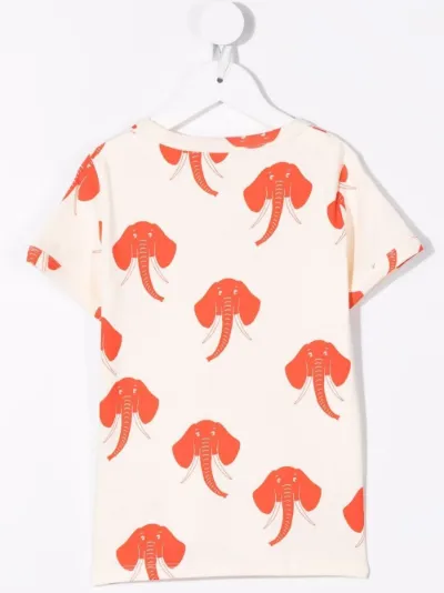 elephant print T-shirt | Mini Rodini 
