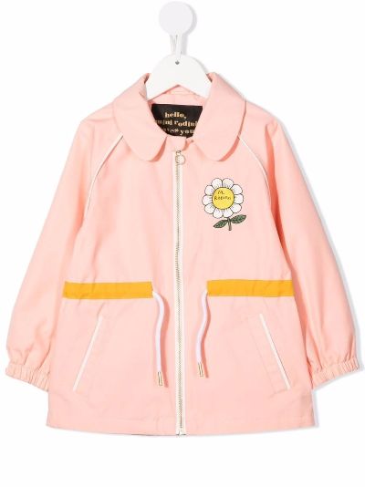 flower rain jacket