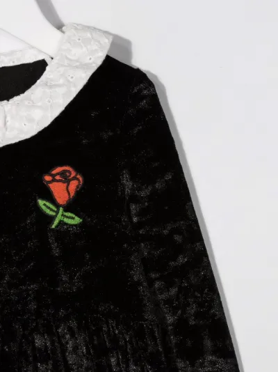 rose embroidered clothes