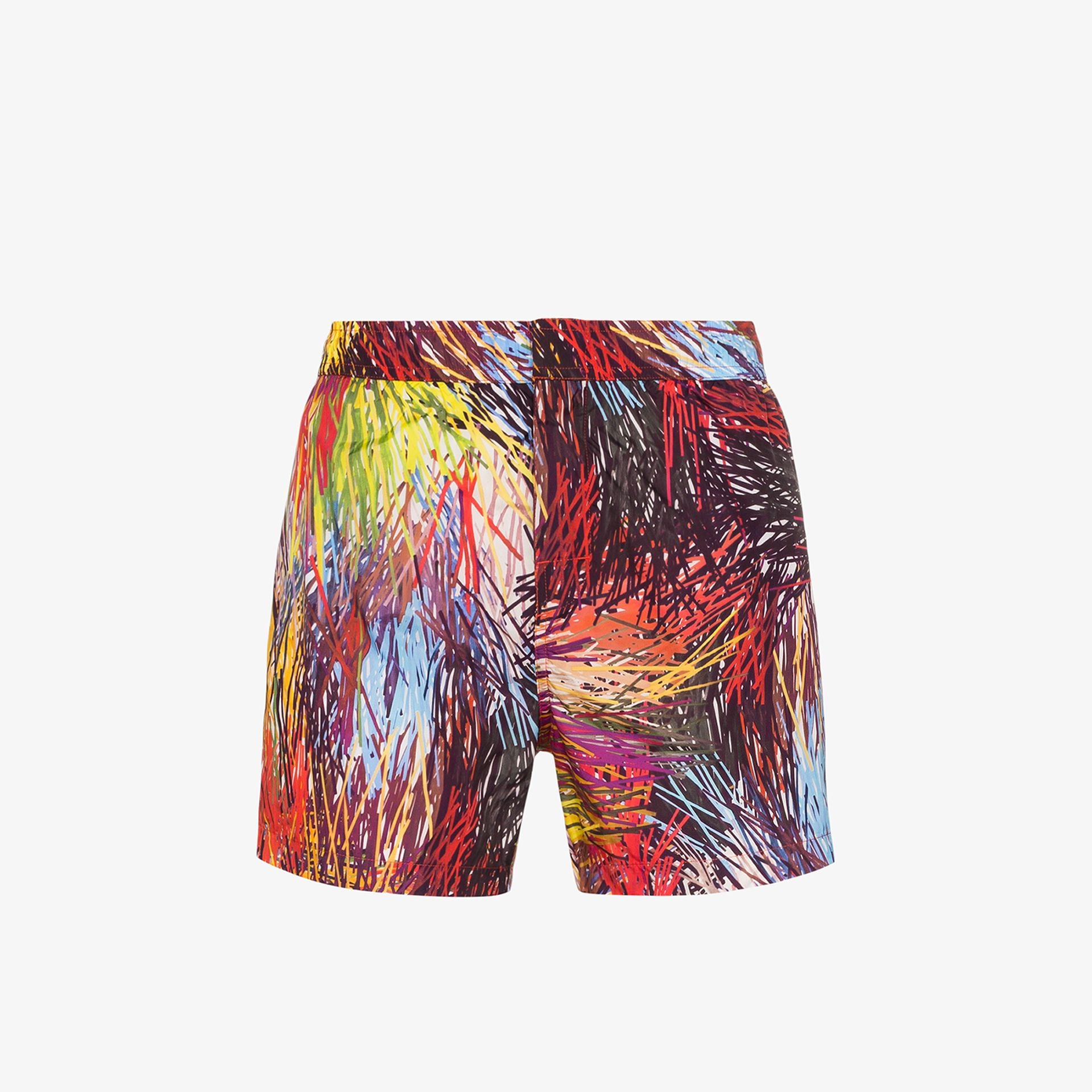 baby boy flamingo swim trunks