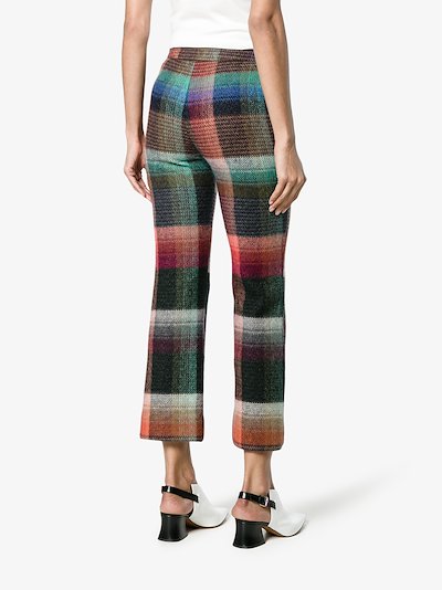 Missoni Multi Coloured check cropped trousers | Browns