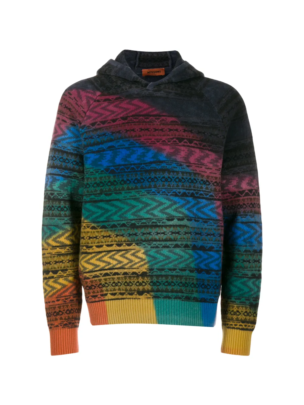 Missoni patterned knit hoodie Eraldo FR