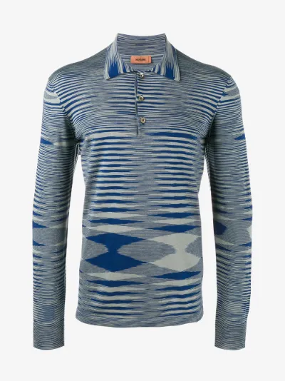 missoni polo long sleeve