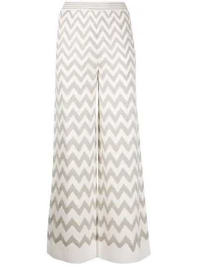 zigzag-knit wide-leg trousers | Missoni 