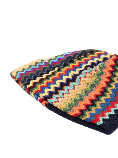 zigzag wool-knit beanie | Missoni 