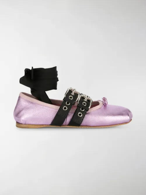 Miu Miu - Ballerine con lacci