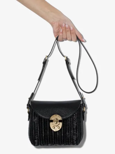 miu miu black shoulder bag