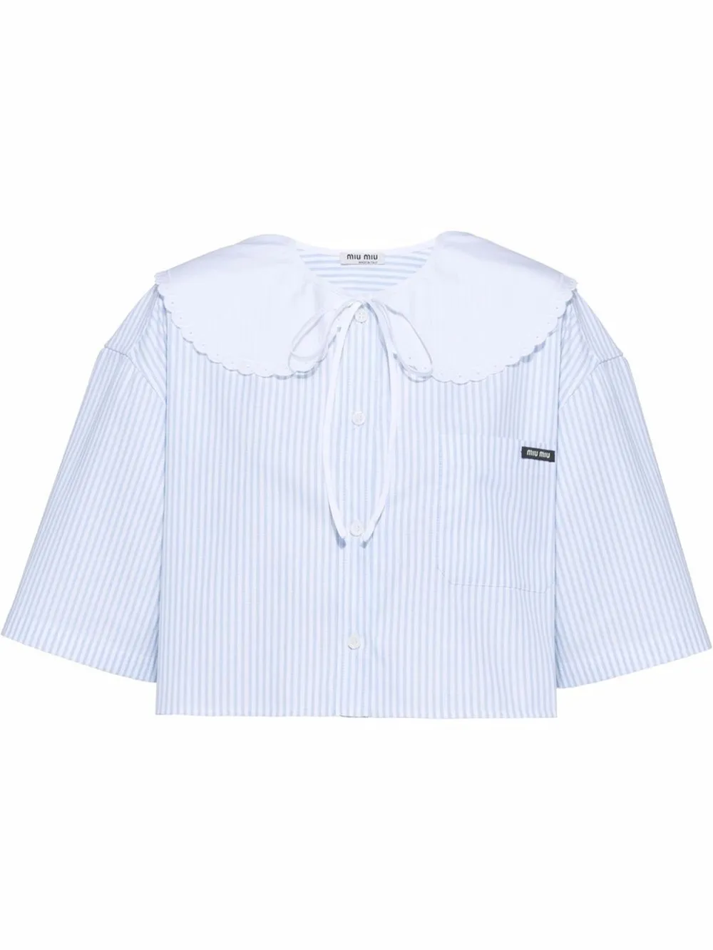 camicia colletto peter pan