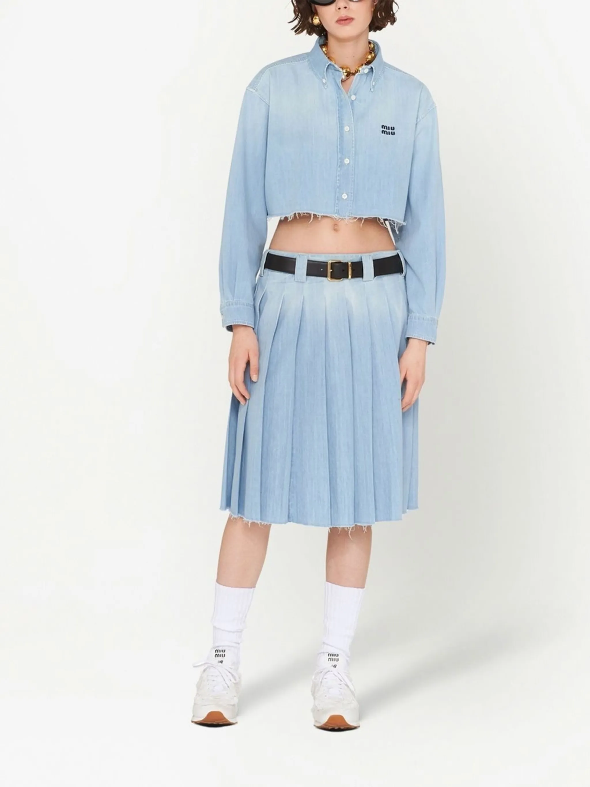 Miu Miu Chambray denim shirt | Eraldo.com FR