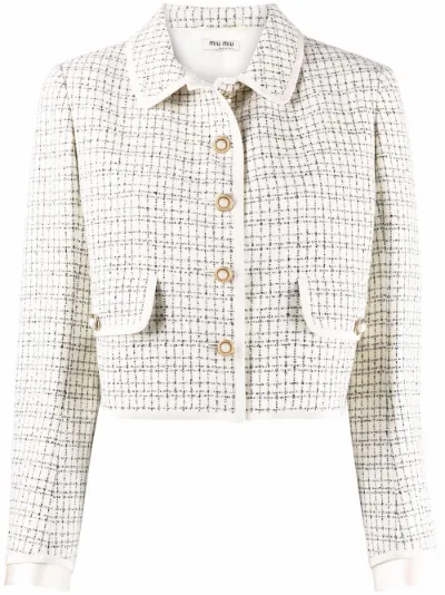 miu miu cropped jacket