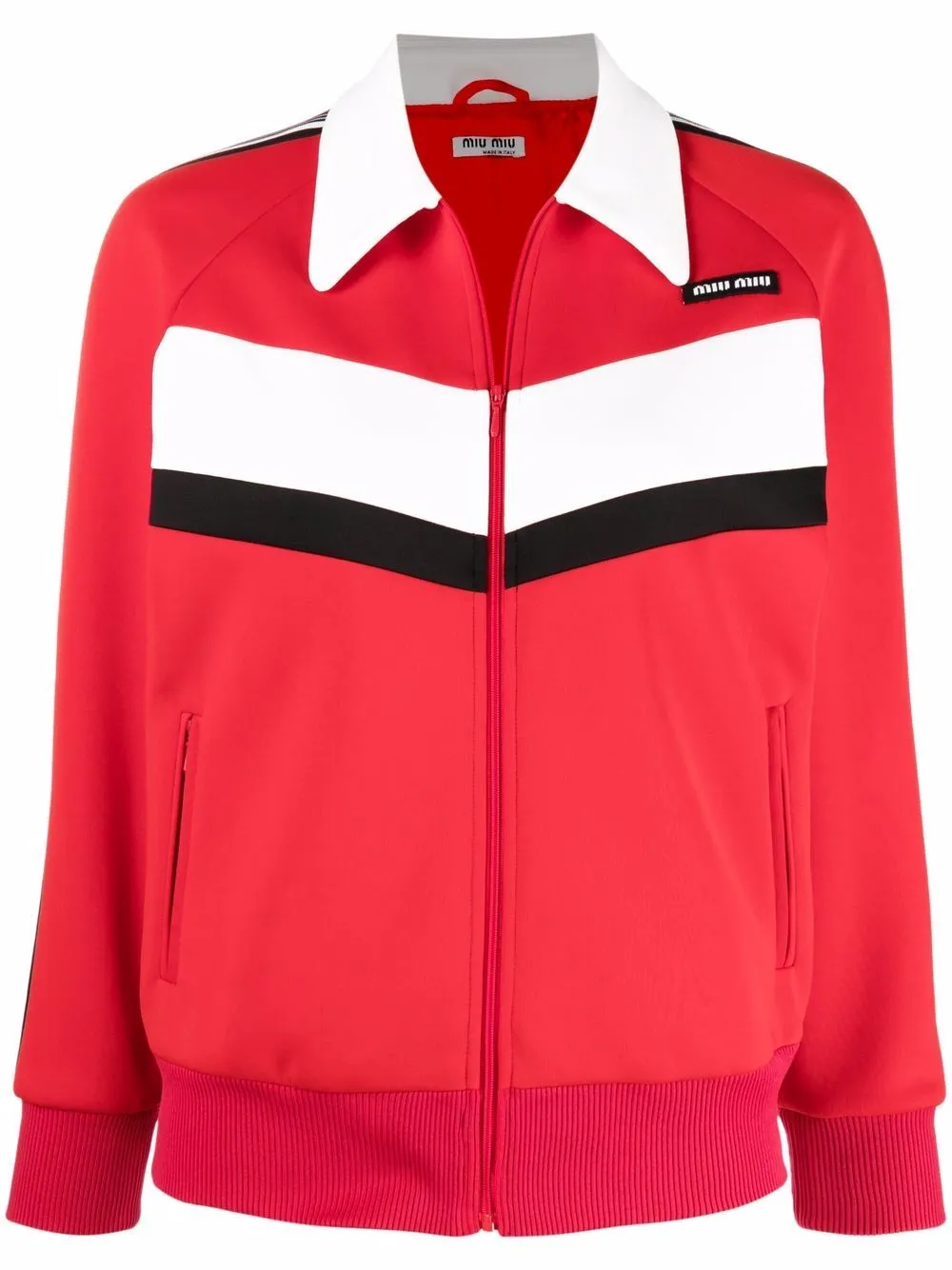 colour block bomber jacket